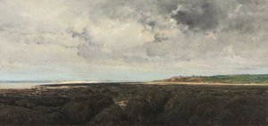 Villerville vista da Le Ratier da Charles Francois Daubigny