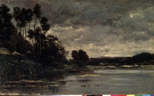 Le rive del fiume da Charles Francois Daubigny