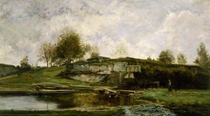 La chiusa nella Valle di Optevoz da Charles Francois Daubigny