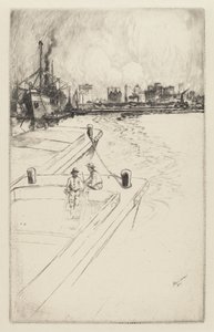 New York dal porto da Charles Frederick William Mielatz