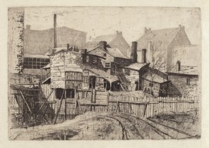 Senza titolo (Casa di legno in città) da Charles Frederick William Mielatz