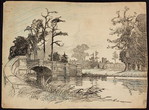 Ponte di Cranford Park, Hillingdon, Greater London