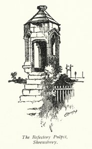 Il pulpito del refettorio, Shrewsbury
