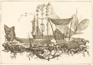 Il bagno da Charles Germain de Saint Aubin