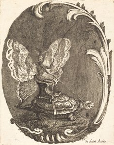 La farfalla e la tartaruga da Charles Germain de Saint Aubin