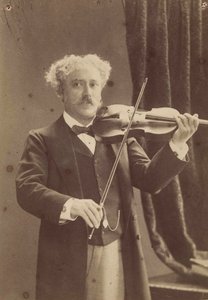 Ritratto del violinista e compositore Pablo de Sarasate, ca 1890 da Charles Gerschel