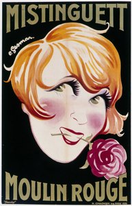 Mistinguett al Moulin Rouge da Charles Gesmar