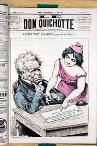 Copertina di "Le Don Quixote", numero 241, satirico a colori