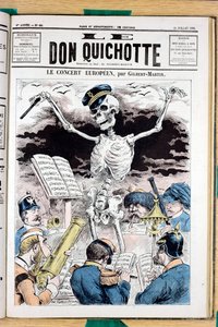 Copertina di Le Don Quixote, numero 422, Satirico a colori da Charles Gilbert Martin