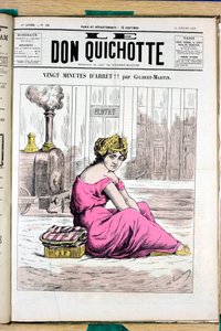 Copertina di "Le Don Quixote", numero 58, Satirico a Colori da Charles Gilbert Martin