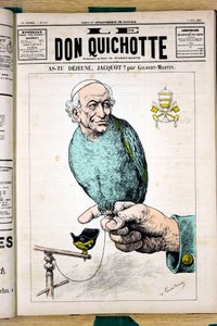 Copertina di "Don Chisciotte", numero 672, Satirico a Colori da Charles Gilbert Martin