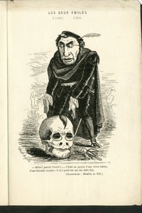 Illustrazione di Charles Gilbert-Martin (1839-1905) in "Grimaces Contemporanee" da Charles Gilbert Martin