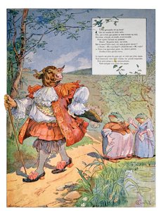 La rana che voleva essere grande come il bue, c.1900 da Charles Gillot