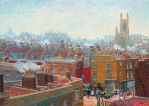 Un Angolo a Chelsea da Charles Ginner