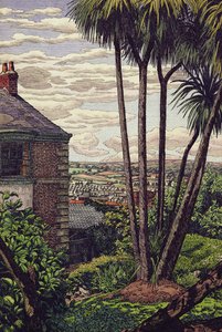 Un giardino di Newlyn da Charles Ginner