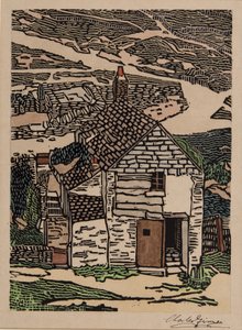 Cottage della Cornovaglia da Charles Ginner