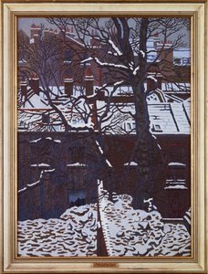 Neve a Bloomsbury da Charles Ginner