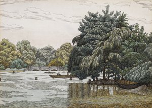 Il Serpentine, Hyde Park da Charles Ginner