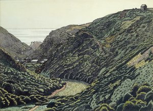 La valle di Valency, Boscastle, Cornovaglia da Charles Ginner