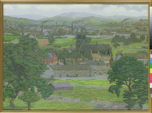 Chiesa di Yeadon, vicino a Leeds da Charles Ginner