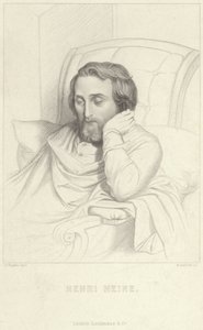 Ritratto di Henri Heine da Charles Gleyre