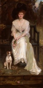 C.G.Anderson, Mrs Irene Watts / Dipinto da Charles Goldsborough Anderson