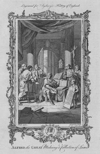 Alfredo il Grande che raccoglie leggi da Charles Grignion