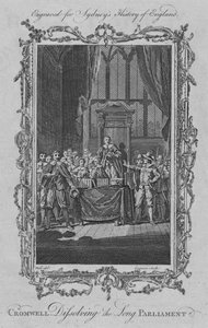 Cromwell scioglie il Lungo Parlamento da Charles Grignion