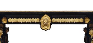 Tavolo di Napoleone III, progettato da Jean Brandely, intarsio di E. Varlot, Parigi, c.1850-75