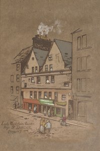 Casa di Lady Warkstair, High Street, Dundee da Charles Gustav Louis Phillips