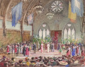 Visita reale a Dundee da Charles Gustav Louis Phillips