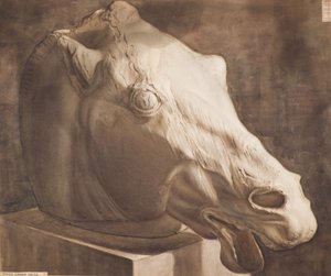 Studio - Testa di cavallo dal Partenone da Charles Gustav Louis Phillips