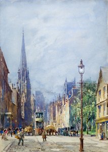 Il Nethergate, Dundee verso ovest, c.1917