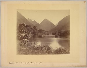 Tahiti. Fiume di Taubira (penisola di Taïarapu) da Charles Gustave Spitz