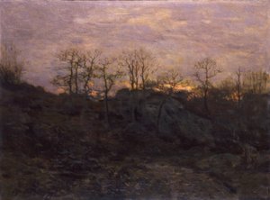 Bordo della foresta, crepuscolo, ca. 1890 da Charles H. Davis