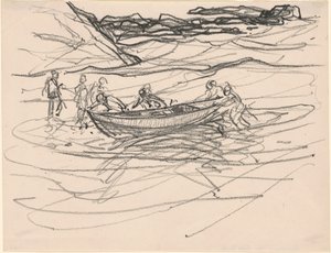 Varo della scialuppa di salvataggio da Charles H. Woodbury