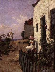 Alla Porta del Cottage da Charles Haigh Wood