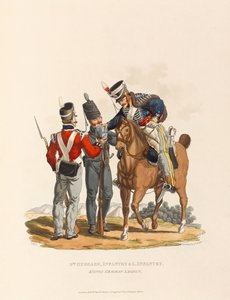 3° Ussari, Fanteria e Fanteria Leggera. Legione Tedesca del Re, c.1815 da Charles Hamilton (after) Smith
