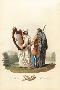 Ollamh irlandese e un bardo araldico, era pre-romana, 1821