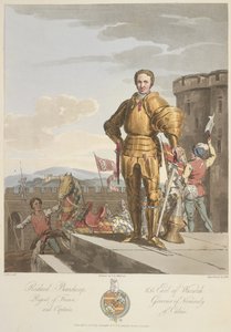 Richard Beauchamp, conte di Warwick, anno 1439 (illustrazione) da Charles Hamilton (after) Smith