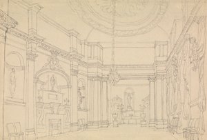Sala, Easton Neston, Northants da Charles Hamilton Smith