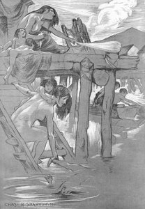 Un luogo di balneazione primordiale da Charles Haslewood Shannon