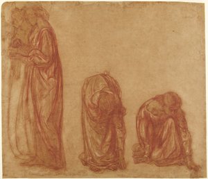 Studi su donne in abito da cerimonia da Charles Haslewood Shannon