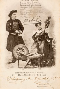 Vecchia cartolina, Le Rouet, Bretagna, Francia da Augustus Kollner