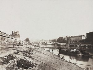Vista dal Pont de la Concorde, 1852 da Charles Henri Plaut