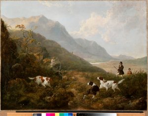 Caccia alla pernice nelle Highlands da Charles Henry Schwanfelder