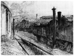 Gare St Lazare, c1900-1915 1924