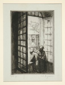 Una finestra del vecchio Hôtel-Dieu