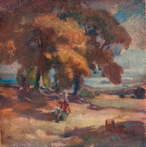 I raccoglitori di noci, c1902 da Charles Hodge Mackie