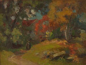 Mulino ad acqua, autunno da Charles Hodge Mackie